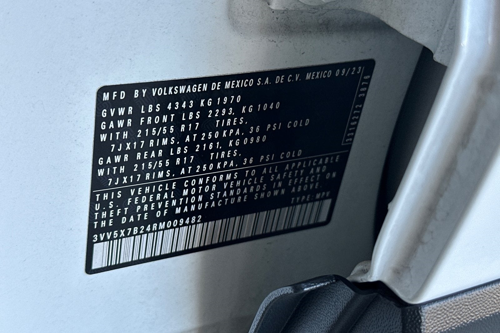 2024 Volkswagen Taos 1.5T S