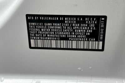 2024 Volkswagen Jetta 1.5T S