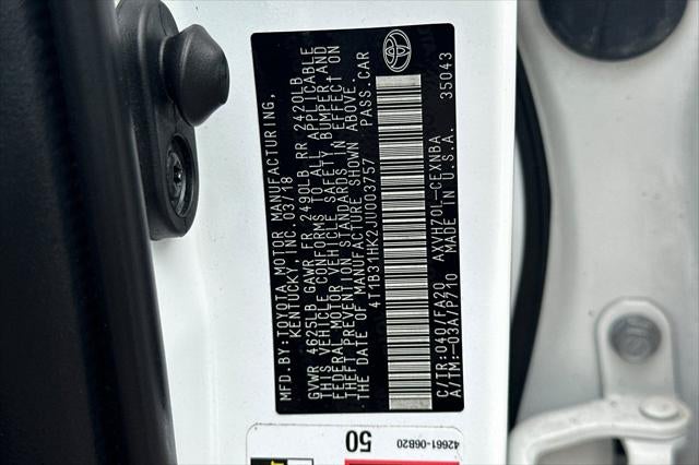 2018 Toyota Camry Hybrid LE