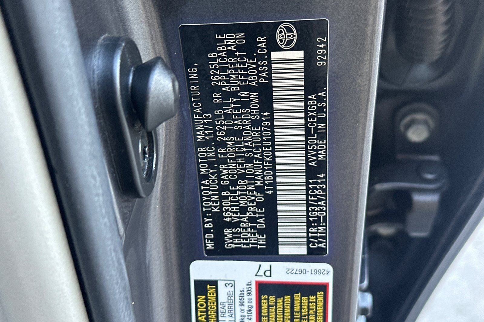 2014 Toyota Camry Hybrid XLE