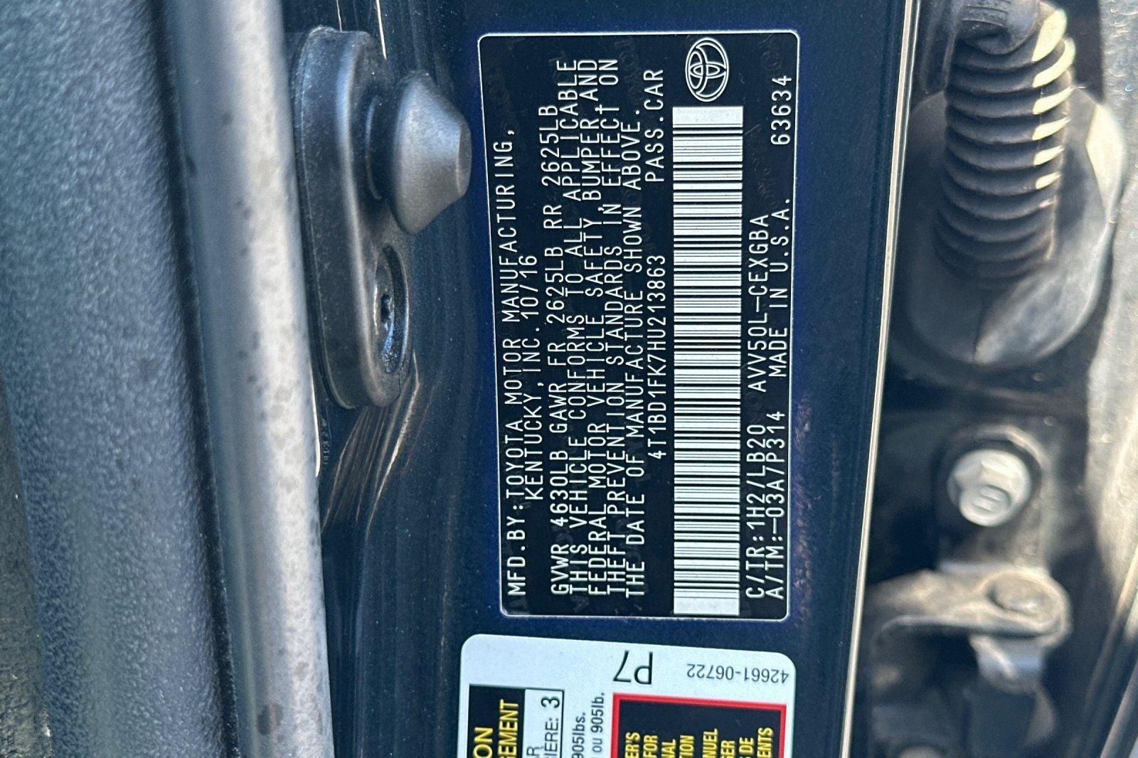 2017 Toyota Camry Hybrid XLE