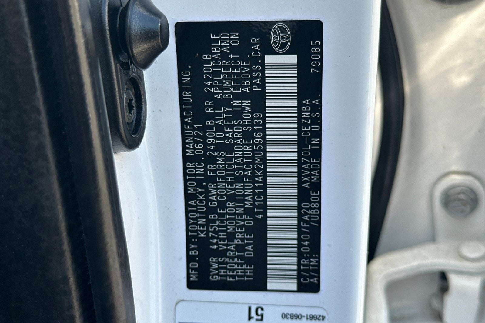 2021 Toyota Camry LE