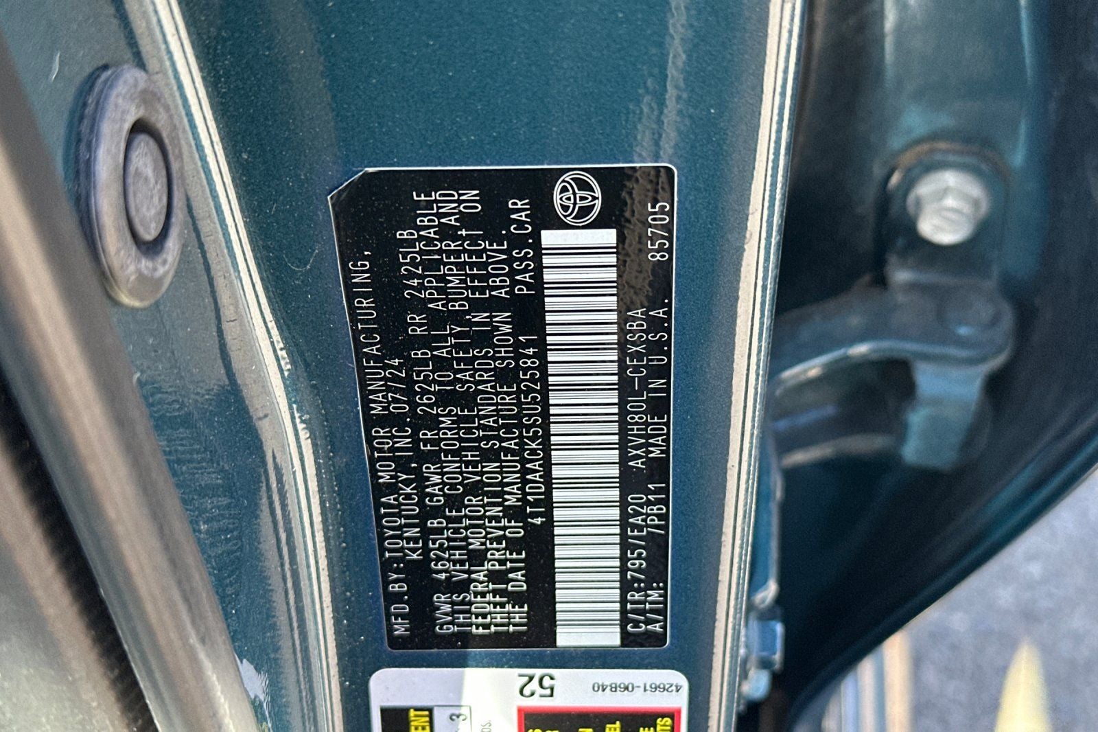 2025 Toyota Camry SE
