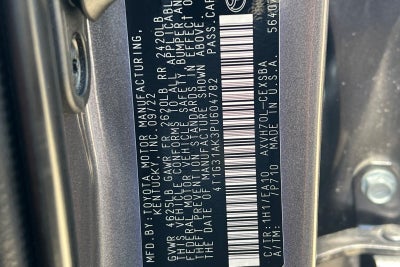 2023 Toyota Camry Hybrid SE