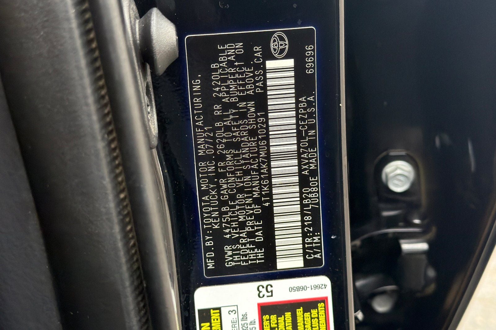 2021 Toyota Camry XSE