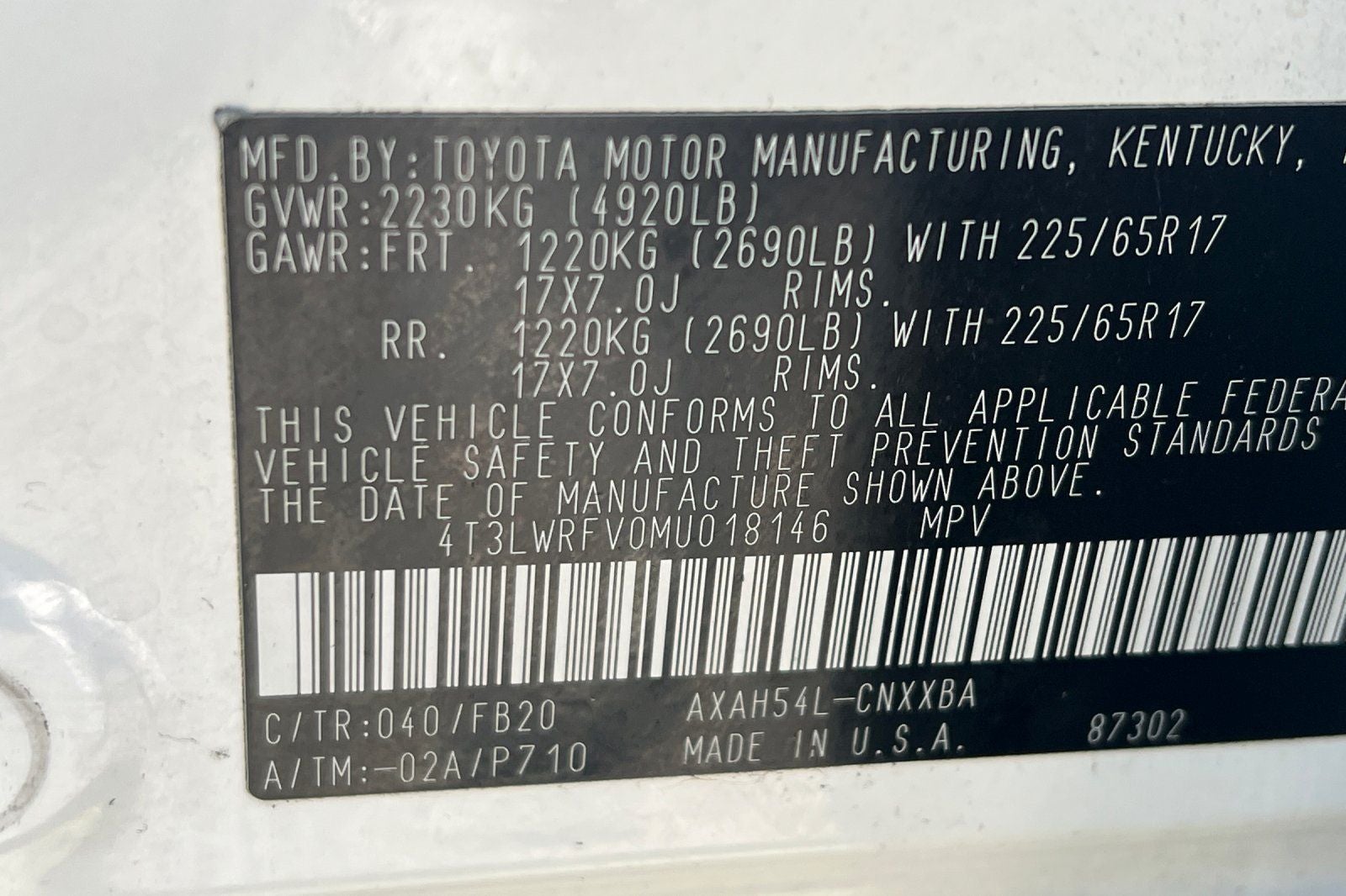 2021 Toyota RAV4 Hybrid LE