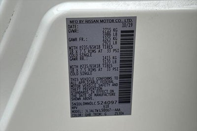 2020 INFINITI QX60 LUXE