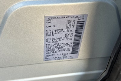 2023 Nissan Pathfinder S