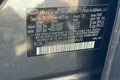 2020 Hyundai Santa Fe SEL