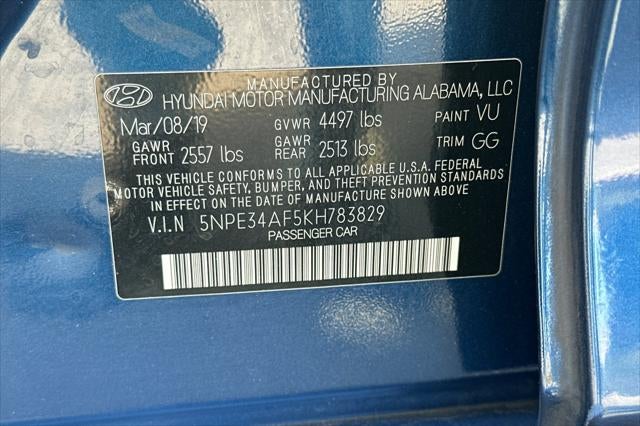 2019 Hyundai Sonata SEL