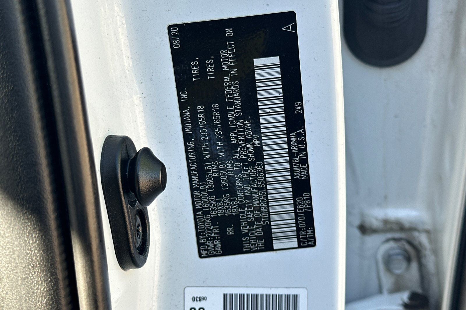2020 Toyota Highlander Hybrid XLE
