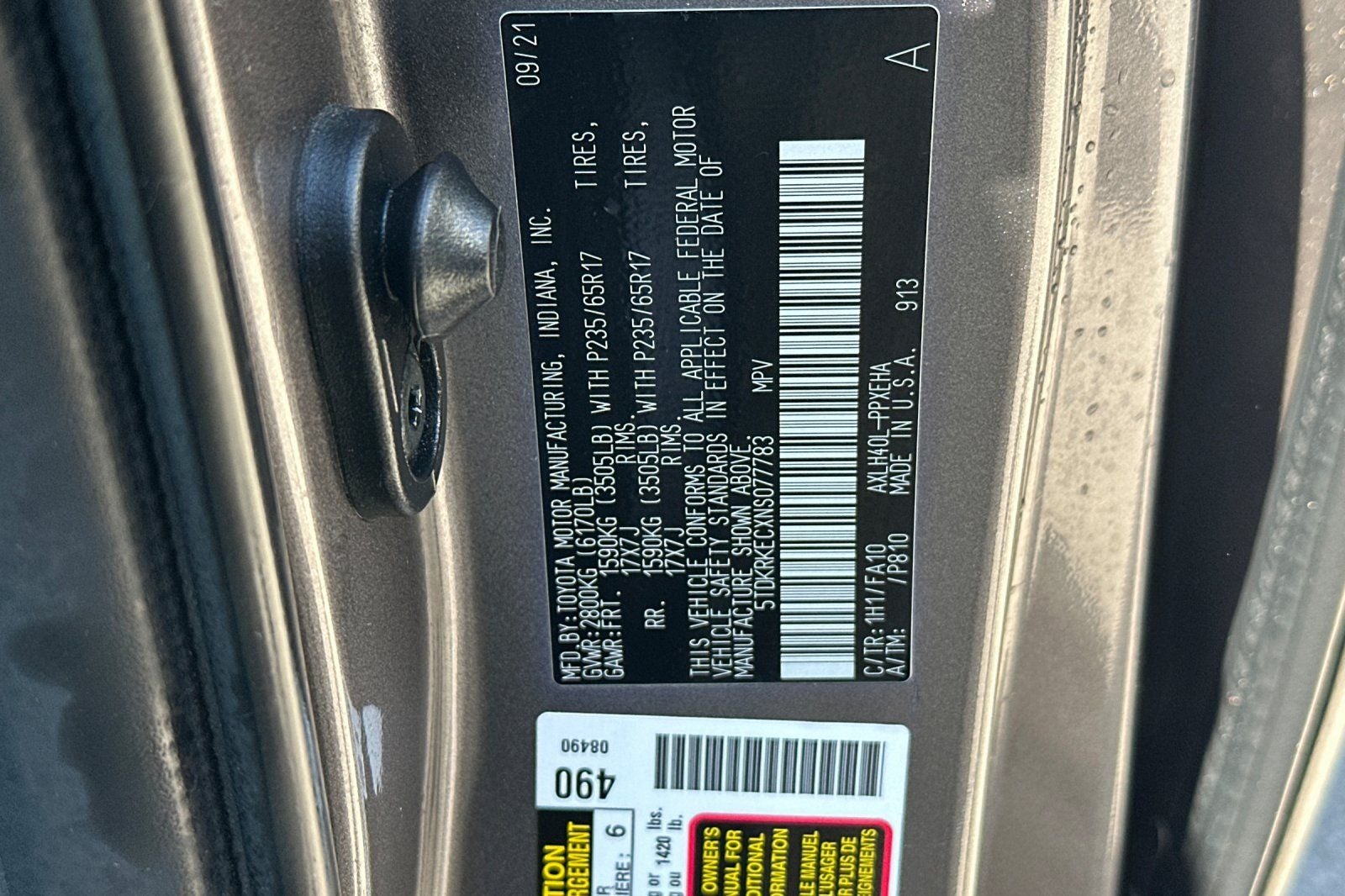 2022 Toyota Sienna LE 8 Passenger
