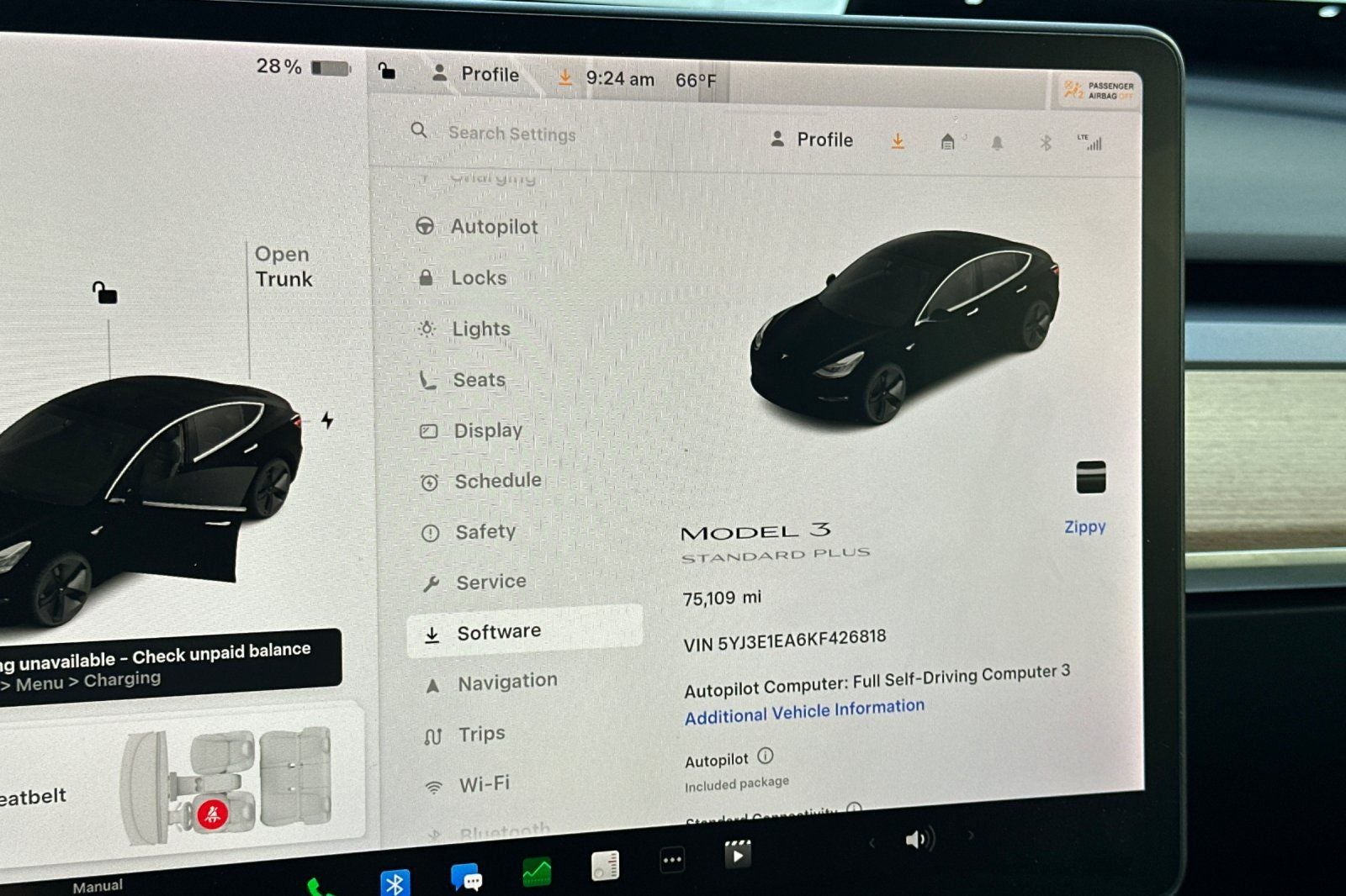 2019 Tesla Model 3 Standard Range Plus