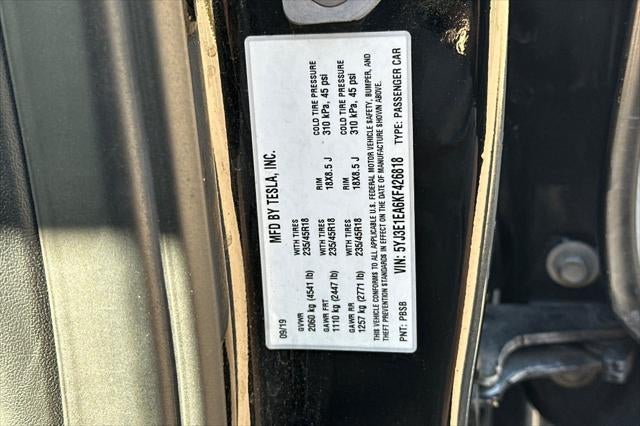 2019 Tesla Model 3 Standard Range Plus