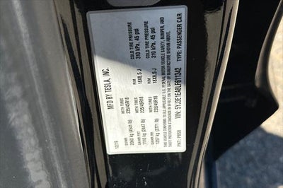 2020 Tesla Model 3 Standard Range Plus