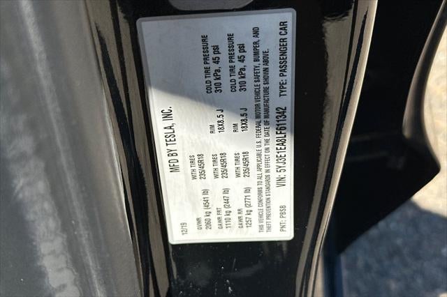 2020 Tesla Model 3 Standard Range Plus