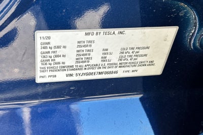 2021 Tesla Model Y Long Range