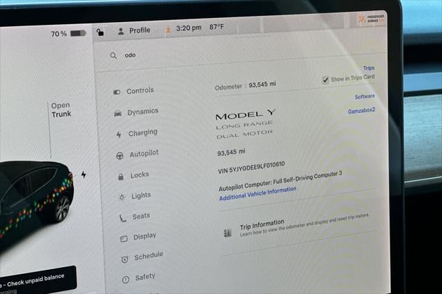 2020 Tesla Model Y Long Range