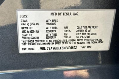 2022 Tesla Model Y Long Range
