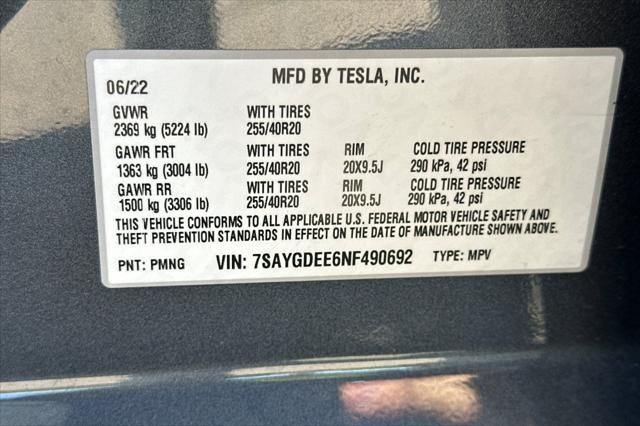 2022 Tesla Model Y Long Range