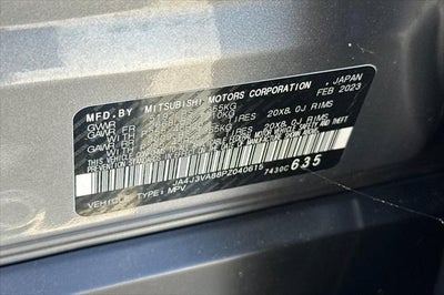 2023 Mitsubishi Outlander SEL Black Edition