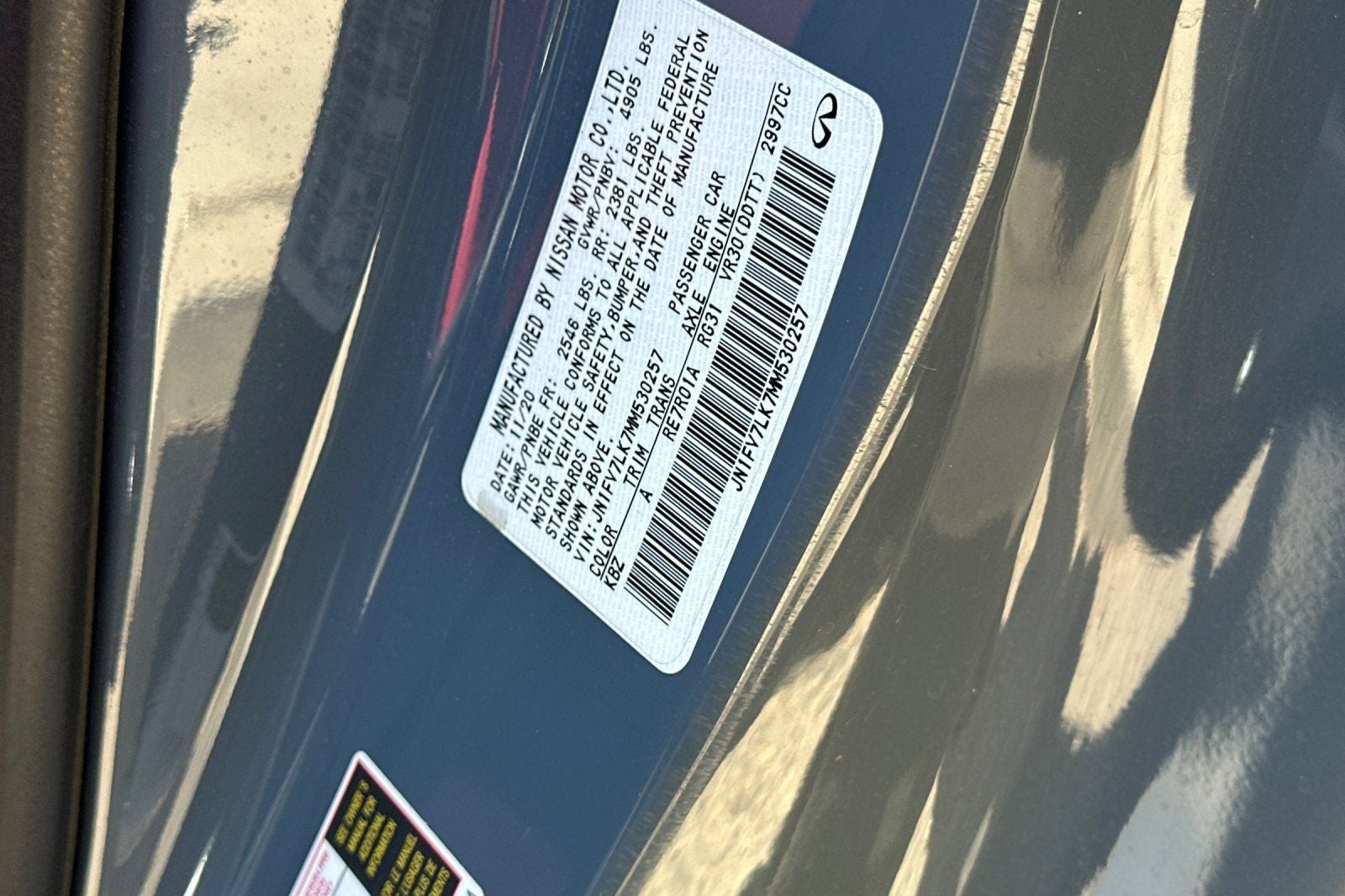 2021 INFINITI Q60 Red Sport 400