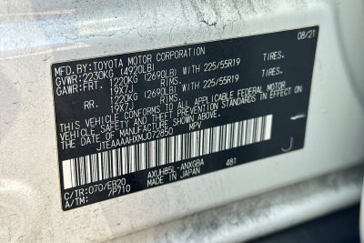 2021 Toyota Venza XLE