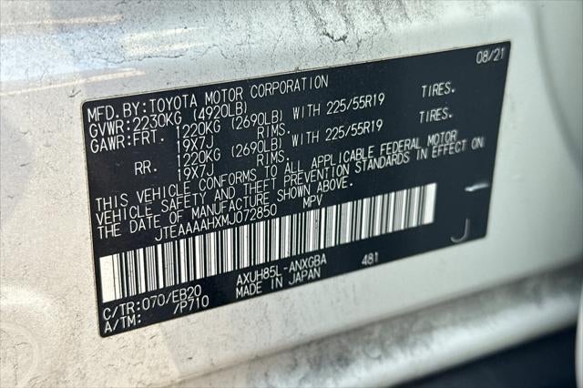 2021 Toyota Venza XLE