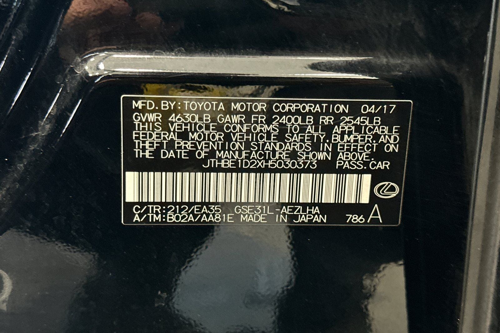 2017 Lexus IS 350