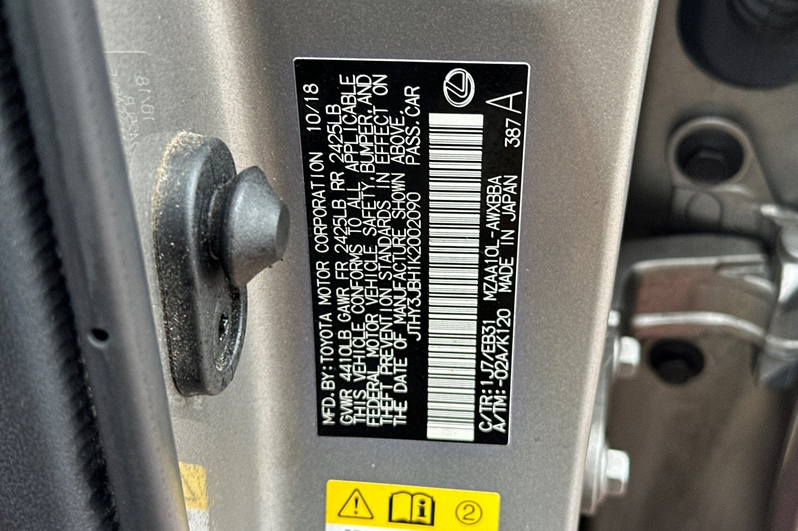 2019 Lexus UX 200 Base