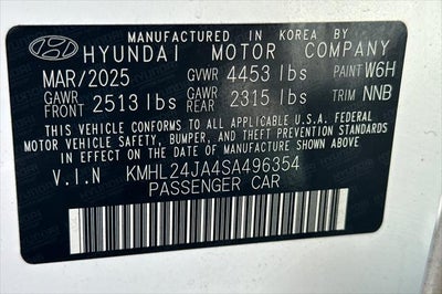 2025 Hyundai Sonata SE