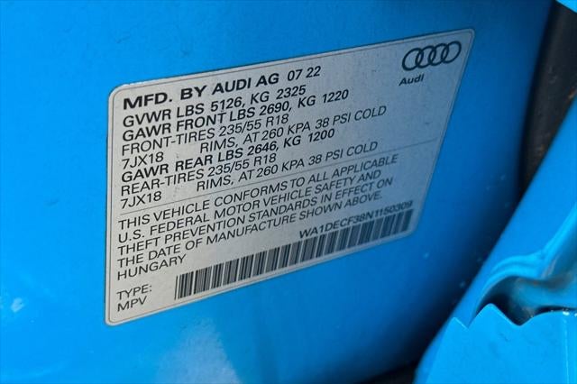 2022 Audi Q3 Premium S Line quattro