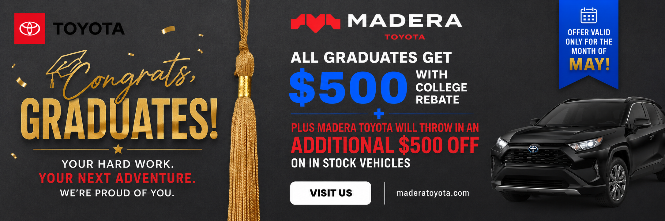 Graduates get $500