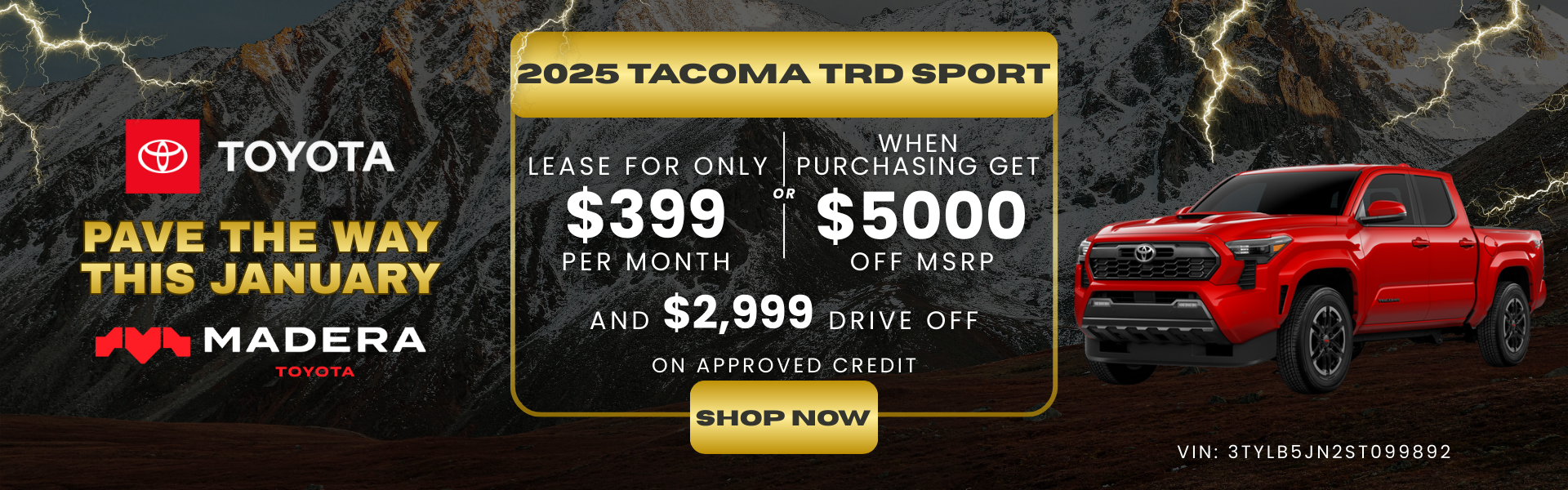 2025 Tacoma TRD sport